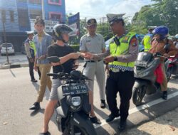 Operasi Patuh Menumbing, Jasa Raharja bersama Satlantas Polresta Pangkalpinang dan UPT Samsat Tingkatkan Kepatuhan dalam Berkendara