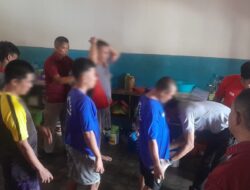 Razia Kamar Warga Binaan, Petugas Rutan Kelas II B Mentok Sita Sejumlah Barang Berbahaya
