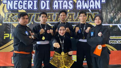 Hanya Kirim Kategori Seni, Tim Pencak Silat Babel Sukses Raih Dua Emas di Ajang Dieng Championship I Wonosobo