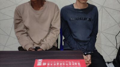 Kerap Transaksi Sabu di Kebun Sawit, Dua Pemuda di Toboali Dibekuk Satresnarkoba Basel, Sempat Buang BB