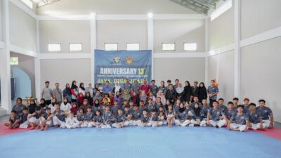 Peringati HUT ke 13,  Family Taekwondo Pangkalpinang Club Gelar Doa Bersama Anak Panti Asuhan