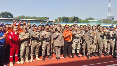 Pemkot Gelar Apel Pasukan Pengaman Pilkada 2024, Lusje Optimis Anggota Siap Jalankan Tugas 