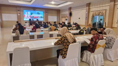Seleksi Bujang Miak Bangka 2024,  Puluhan Peserta Ikuti Tes Tertulis di Kantor Bupati