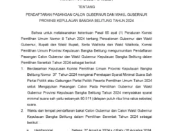KOMISI PEMILIHAN UMUM PROVINSI KEPULAUAN BANGKA BELITUNG
