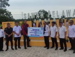 Kembangkan Agrowisata Desa Namang, Bank Sumsel Babel Salurkan CSR Rp365 Juta