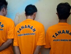 Curi 40 Tabung Gas Subsidi, Satareskrim Polres Babar Ringkus Tiga Pelaku, Satu Orang DPO