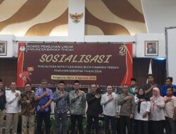 KPU Gelar Sosialisasi Pencalonan Bupati dan Wabup Bangka Tengah Pilkada 2024