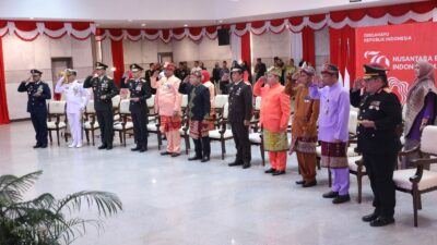 Perdana, Pj Gubernur Ikuti Upacara Detik-Detik Proklamasi Kemerdekaan RI Ke-79 dari IKN