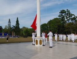 Pengibaran Bendera Merah Putih di Bangka Tengah Sukses Digelar