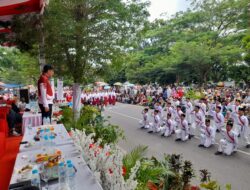 Ratusan Regu Ramaikan Pawai Baris Bebaris di Bangka Tengah