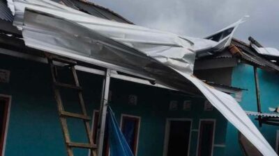 Sebanyak 12 Rumah di Bangka Barat Diterjang Puting Beliung 