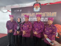 Dua Bapaslon Telah Mendaftar di KPU Babel, Husin: Kita Tunggu hingga Pukul 23.59