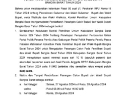 KOMISI PEMILIHAN UMUM KABUPATEN BANGKA BARAT