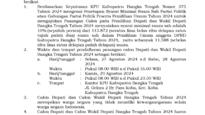 KOMISI PEMILIHAN UMUM KABUPATEN BANGKA TENGAH