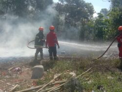 Antisipasi Kebakaran, Damkar Pangkalpinang Siapkan 50 Personel serta Lima Unit Armada Penyemprotan Kebakaran