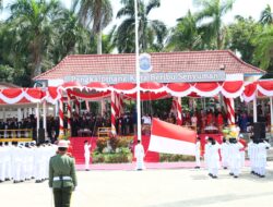 Sempat Diwarnai Insiden Bendera Lepas, Upacara Pengibaran Sang Saka Merah Putih HUT ke 79 RI di Pangkalpinang Berlangsung Khidmat