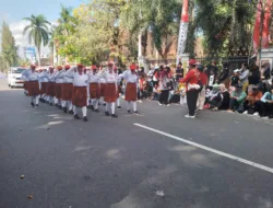 159 Peserta Pawai Baris Berbaris dari Kabupaten dan Kota Meriahkan Parade Kemerdekaan RI di Kota Pangkalpinang