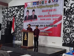 Bakal Melawan Kotak Kosong di Pilkada Bangka 2024, Mulkan-Ramadian Ogah Sesumbar