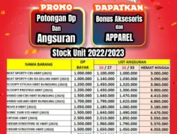 Dealer Motor Honda NNS Sungailiat Cuci Gudang, Buruan Cek dan Miliki Segera Motor Impian Anda