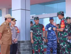 Dampingi Wapres Resmikan Pasar Toboali, Pj Gubernur Babel Sambut Kedatangan Pangdam II/Sriwijaya
