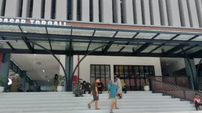 Tempati Pasar Modern Toboali, Pedagang Dikenakan Tarif Rp300 Ribu per Bulan
