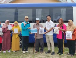 Ratusan Warga Desa Gemuruh Kundur Antusias Ikuti Berobat Gratis PT Timah