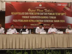 KPU Bateng Tetapkan Jumlah DPT, 144.548 Pemilih Bakal Nyoblos pada Pilkada Serentak 2024 