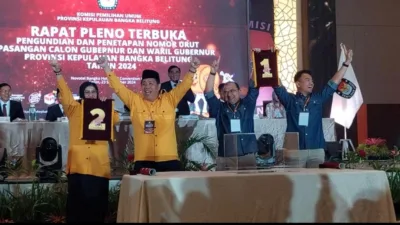 Penetapan Nomor Urut Paslon Gubernur, Beramal 1 Berdaya 2