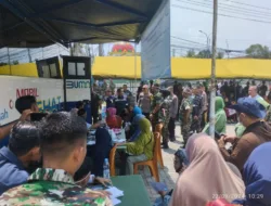 Mobil Sehat PT Timah Hadir Dalam Bakti Sosial dan Bakti Sehat Korem 045 Gaya