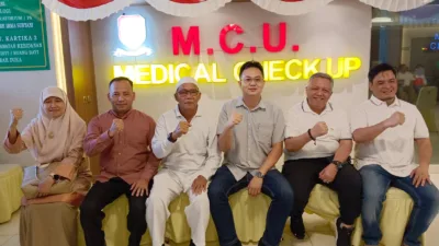 Siap Bertarung di Pilkada, Tiga  Paslon Cakada Bangka Barat Dinyatakan Sehat