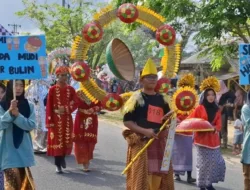 50 Regu Peserta Semarakkan Kirab dan Karnaval Budaya HUT ke 290 Kota Mentok