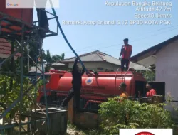 735 Jiwa Warga Pangkalpinang di Empat Kelurahan Mulai Terdampak Kekeringan, BPBD Salurkan Air Bersih