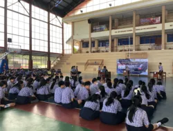 Mirip Pilpres, Pemilihan Ketua OSIS SMP YPK Air Kenanga Dilakukan Debat antar Paslon