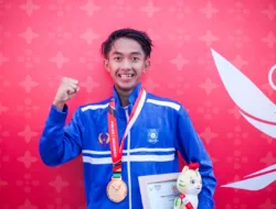 Selisih 0.01 Detik dari  Lawannya, Robi Syianturi Tambah Perolehan Medali Emas untuk Bangka Belitung di PON 2024