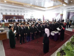 35 Anggota DPRD Bangka Periode 2024-2029 Resmi Dilantik, Iskandar Pamitan