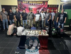 Kerap Tawuran Bawa Sajam, Delapan Remaja di Sungailiat dan Pemali Digiring ke Polres Bangka