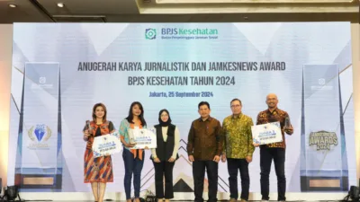 BPJS Kesehatan Anugerahkan Penghargaan Istimewa bagi Belasan Jurnalis dan Media Massa se Indonesia