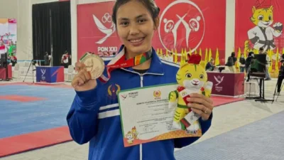 Taekwondo Sumbang Medali Perunggu untuk Babel di PON XXI 2024