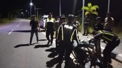 Tertibkan Balap Liar di Jembatan Emas, Polisi Amankan Dua Joki Berikut Sepeda Motornya