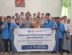 Mahasiswa Hukum UBB Gandeng Kanwil Kemenkumham Babel, Gelar Sosialisai Bullying dan HAM