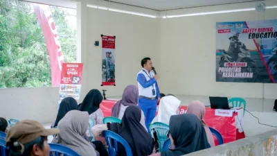 Honda Babel Sosialisasikan Keselamatan Berkendara di Desa Bulu Tumbang