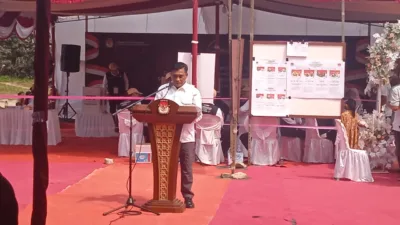 KPU Babel Gelar Simulasi Pemungutan dan Penghitungan Suara Pilkada 2024