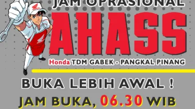 Tambah Jam Operasional, Honda Babel Tunas Dwipa Matra Pangkapinang Buka Lebih Awal dan Tutup Lebih Lama