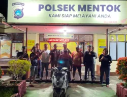 Penadah Motor Curian Diamankan Tim Macam Putih Polres Babar, Motor Curian Sudah Berubah Warnanya