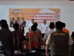 Perkuat Sinergitas antar Stakeholder di Pilkada Serentak 2024, Bawaslu Bangka Barat Gelar Rakor Pengawasan 