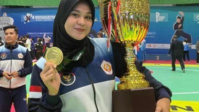 Raih Medali Emas di Uzbekistan, Pesilat Bangka Atika Putriani Bakal Wakili Indonesia di Wolrd Championship dan Sea Games