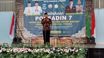 Asah Kemampuan Seni dan Olahraga, 335 Santri dan Santriwati Ikuti 15 Cabang Perlombaan di PORSADIN 7 Pangkalpinang