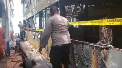 Penyebab Kebakaran KIP Milik PT Timah di Perairan Cupat Belum Diketahui, Tim Gabungan Lakukan Penyelidikan