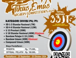Rebut Hadiah Uang Total 33 Juta, Tikus Emas Archery Competition’s 2024 Bakal Diikuti Ratusan Atlet se Babel