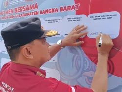 Kawal Komitmen Pilkada Damai di Bangka Barat